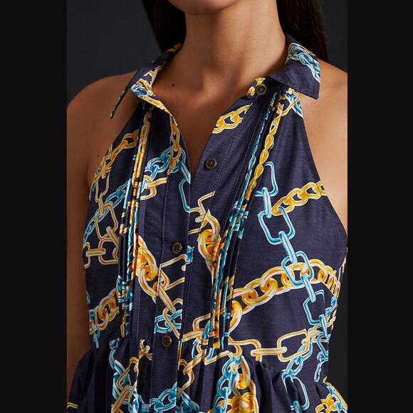 Anthropologie Maeve Print Midi Shirt Dress - New - Small - Picture 2 of 6